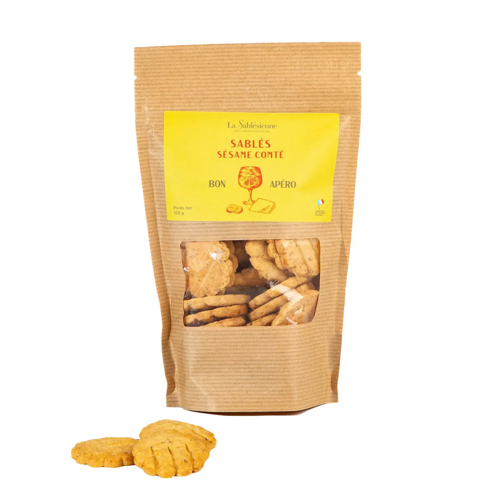 La Sablésienne - Comté and Sesame Savory Shortbread