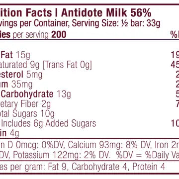 Antidote Chocolate: Milk Chocolate, Sesame + Seaweed 56%