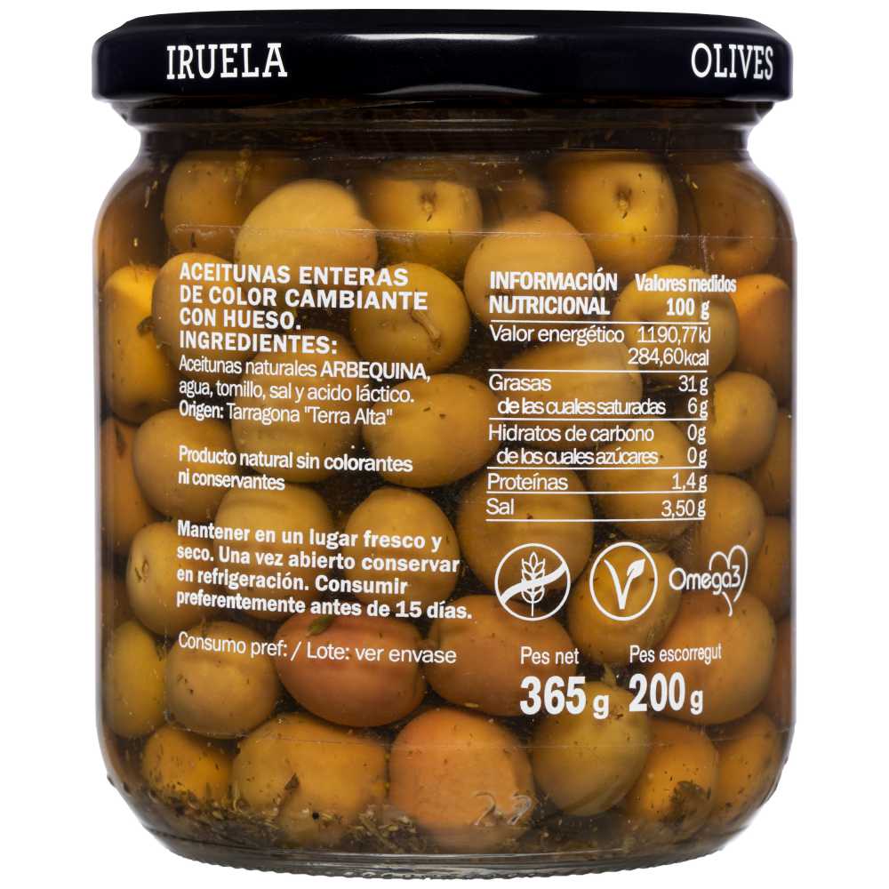 Iruela: Arbequina Olives