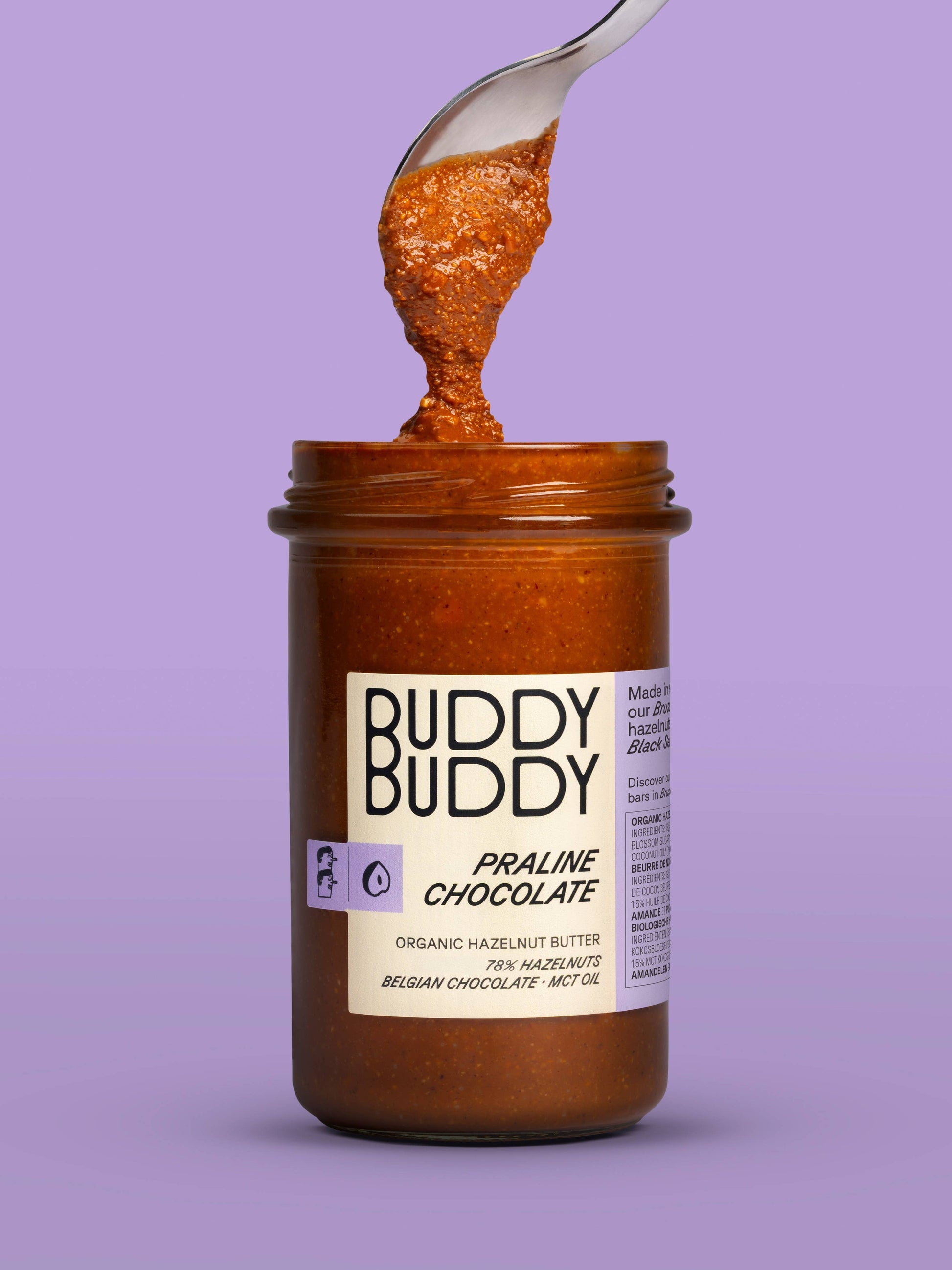 Buddy Buddy - Organic Praline Chocolate Nut Butter