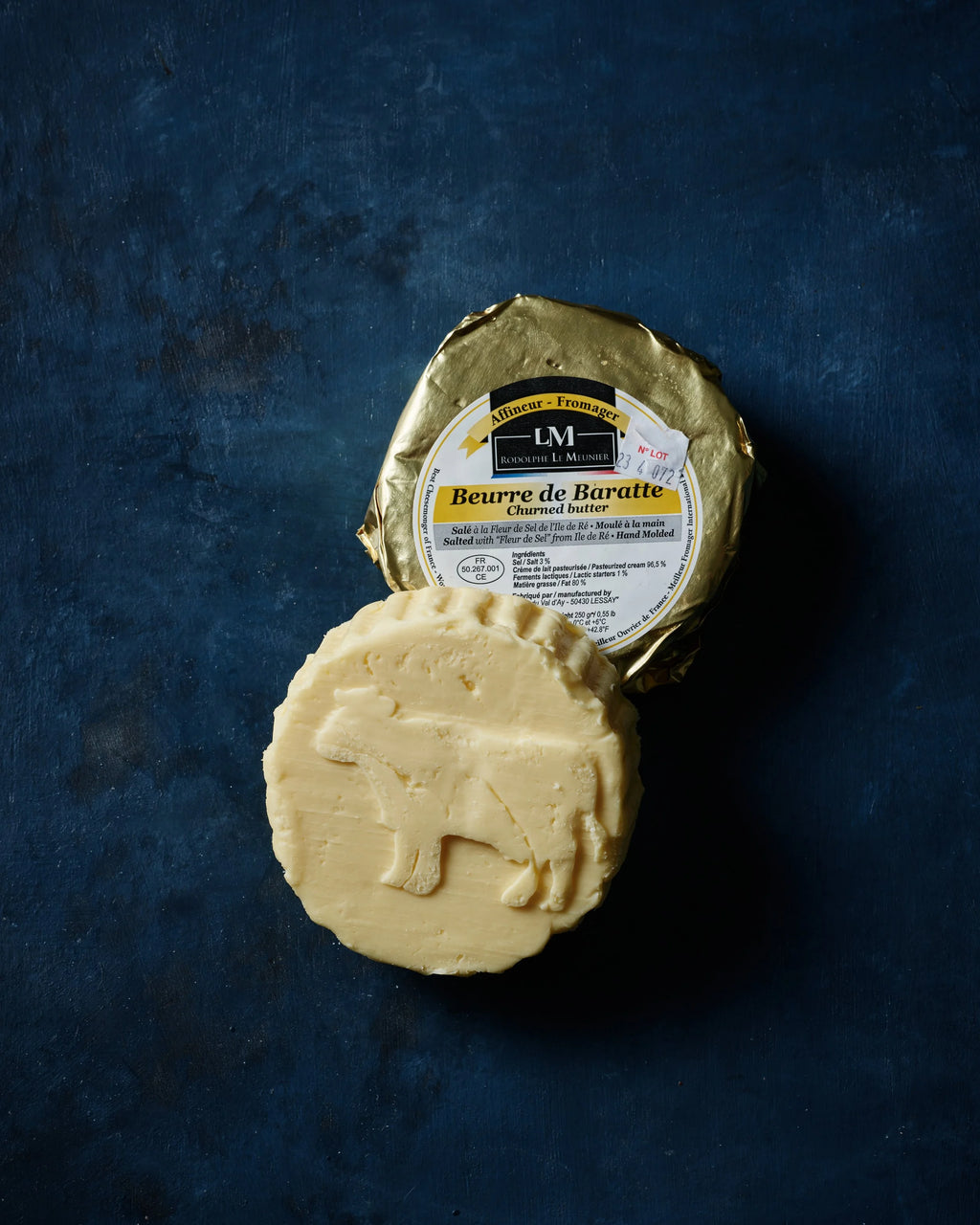 RODOLPHE LE MEUNIER NORMANDY BUTTER (BEURRE DE BARATTE) 250GM