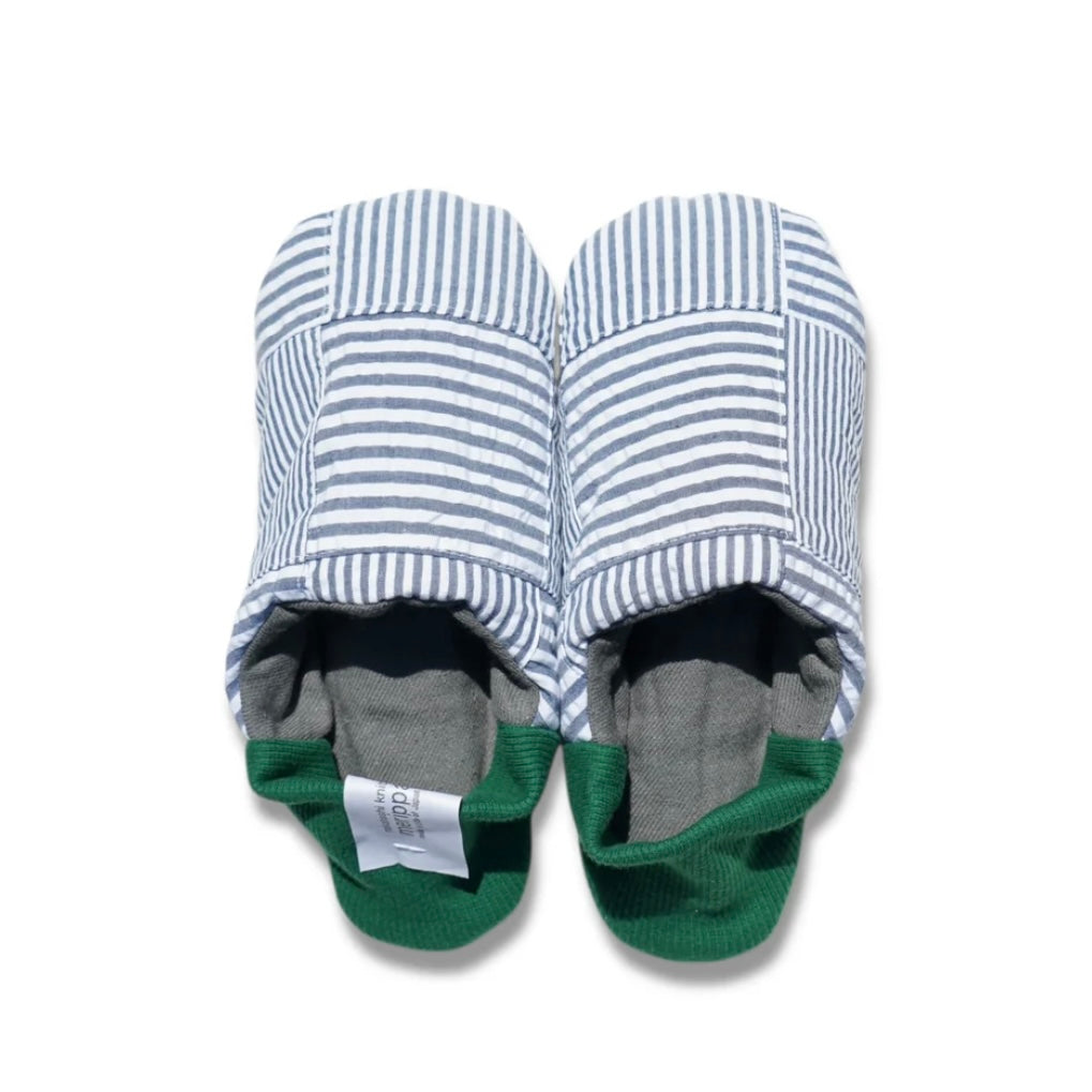 MERIPPA - SOCCER PATCHWORK × KNAPSACK - GREY / FOREST GREEN