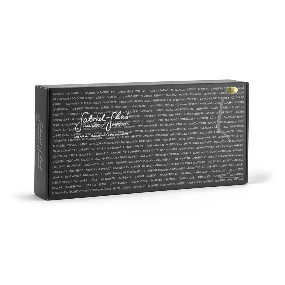 The Gold Edition glass 6 pcs designer box -  Gabriel Glass StandArt