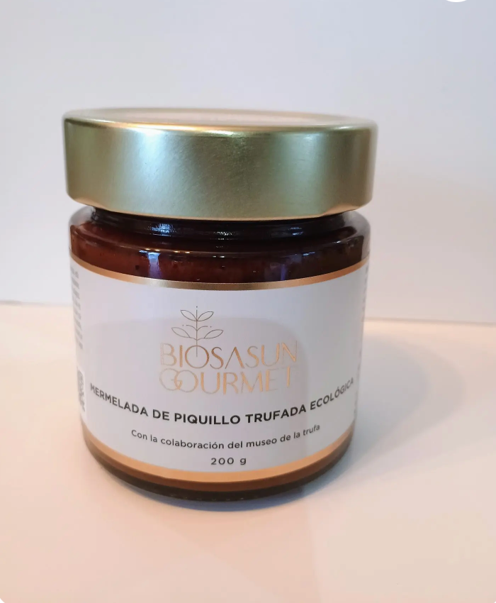 Biosasun: Organic Truffled Piquillo Pepper Jam - 200g