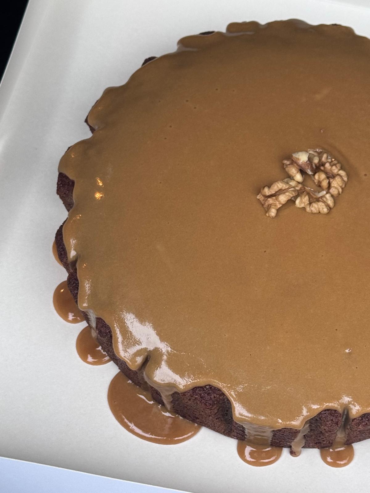 Coffee & Walnut Financier with Coffee Frosting