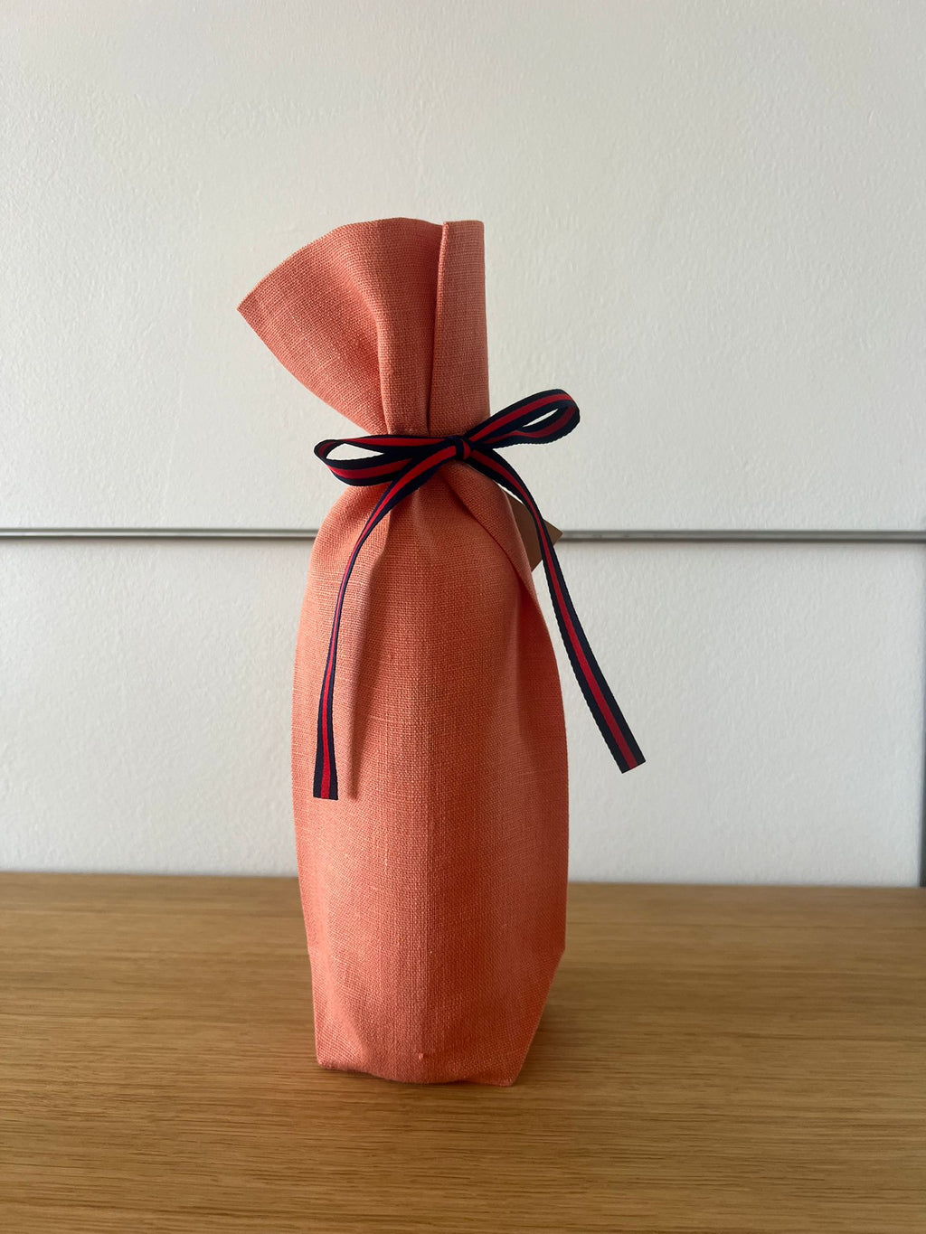 Fluent in Home - Linen Bottle Bag in Terracotta