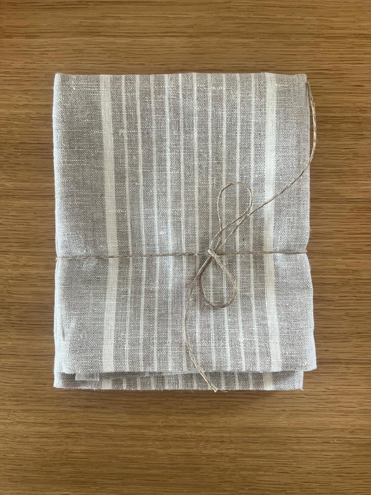 Fluent in Home — Natural and Green Linen Kitchen Towels